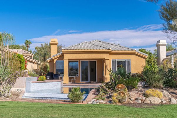 Backyard, Exterior, Facade, Mediterranean