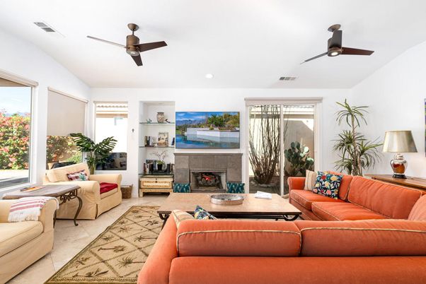 Fireplace, Interior, Living room, Recessed Lighting