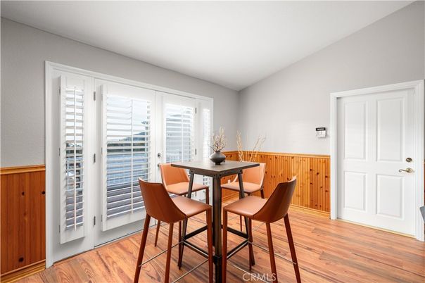 Dining room, Interior, Wood Texture Flooring