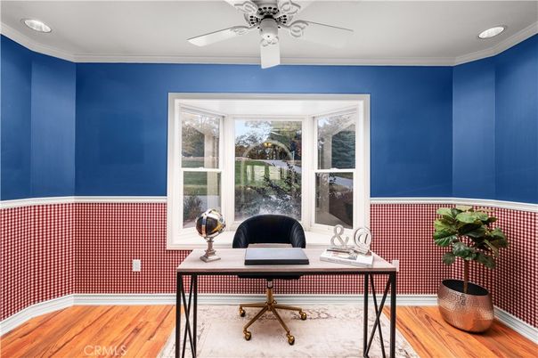 Home Office, Interior, Wood Texture Flooring