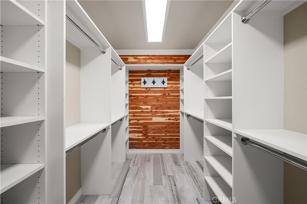 Interior, Walk-in Closets, Wood Texture Flooring, Wooden Walls
