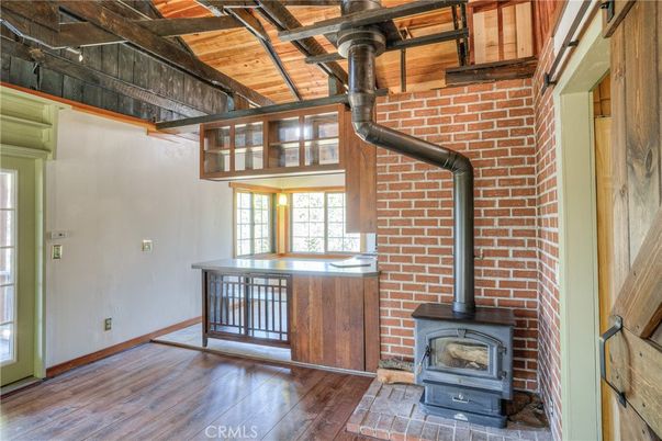 Fireplace, Interior, Stone Walls, Wooden Beams, Wooden Ceilings, Wood Texture Flooring