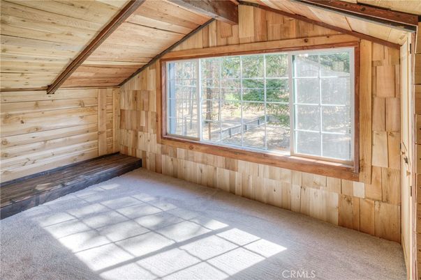 Empty room, Interior, Wooden Beams, Wooden Ceilings, Wooden Walls