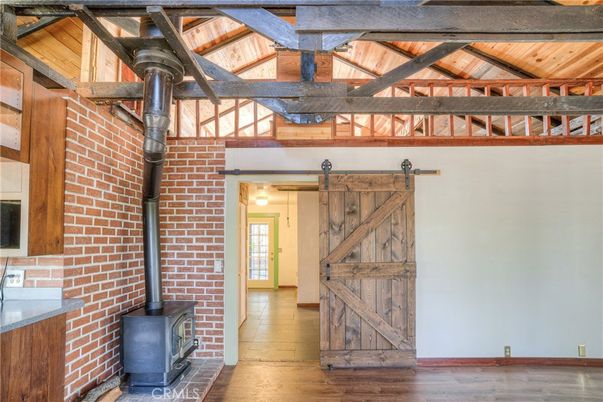 Fireplace, Interior, Stone Walls, Wooden Beams, Wooden Ceilings, Wood Texture Flooring