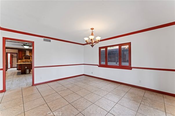 Chandelier, Empty room, Interior