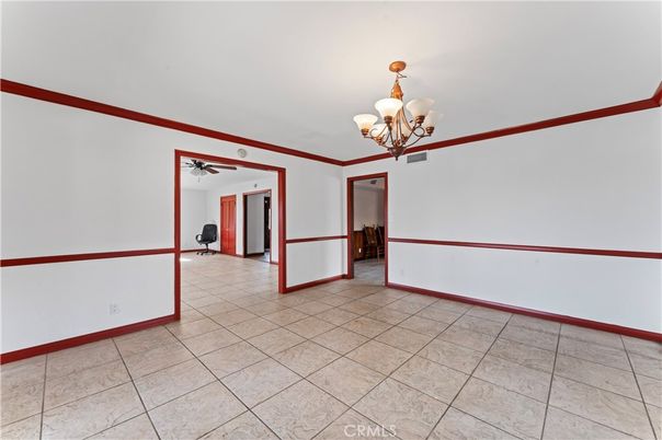 Chandelier, Empty room, Interior