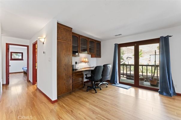 Home Office, Interior, Wood Texture Flooring