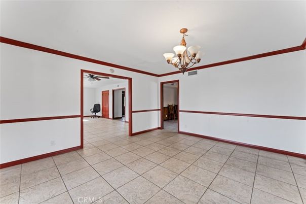Chandelier, Empty room, Interior