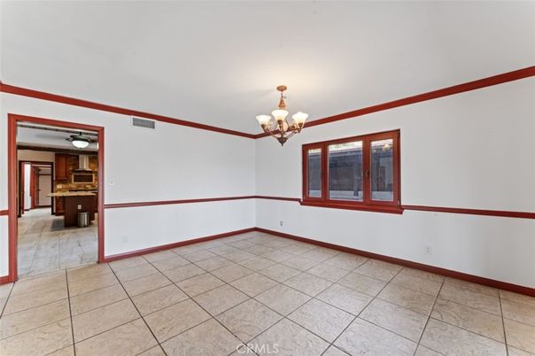 Chandelier, Empty room, Interior