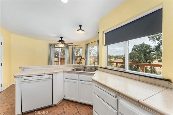 Interior, Kitchen, Recessed Lighting, Tile Countertops