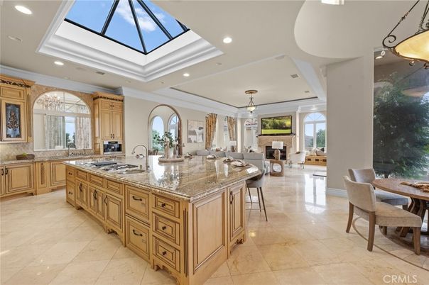 Dining room, Glass Ceilings, Interior, Kitchen, Recessed Lighting, Stainless Steel Appliances