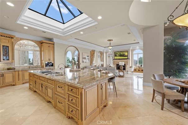 Dining room, Glass Ceilings, Interior, Kitchen, Pendant Lights, Recessed Lighting