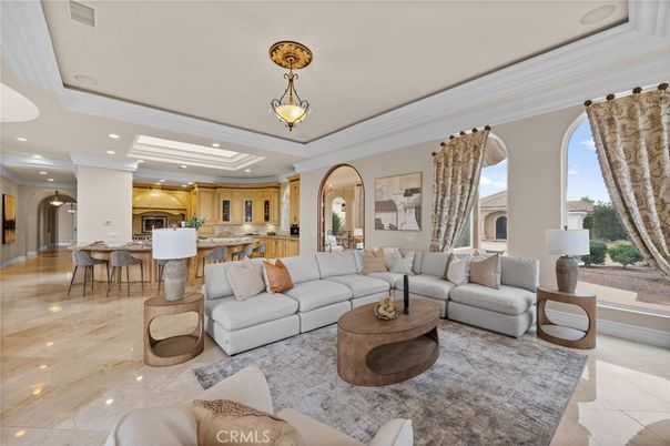 Dining room, Interior, Kitchen, Living room, Pendant Lights, Recessed Lighting, Stainless Steel Appliances