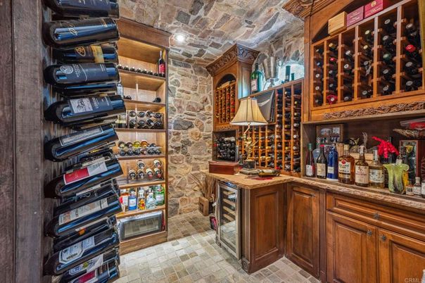 Interior, Stone Walls, Wine Storage
