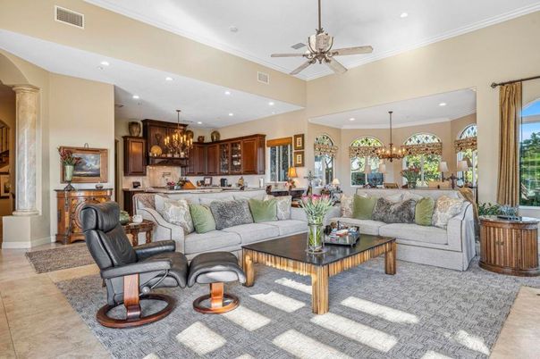 Chandelier, Dining room, Interior, Kitchen, Living room, Recessed Lighting