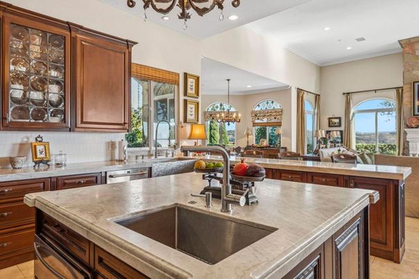 Chandelier, Interior, Kitchen, Recessed Lighting