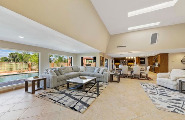 Dining room, Interior, Kitchen, Living room, Pendant Lights, Recessed Lighting