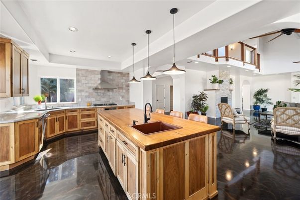 Interior, Kitchen, Living room, Pendant Lights, Recessed Lighting