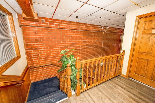 Interior, Stone Walls, Wood Texture Flooring