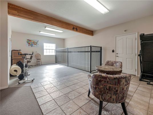 Fitness Equipment, Interior, Wooden Beams