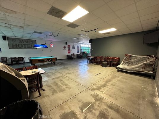 Billiard Table, Game Room, Interior, Recessed Lighting