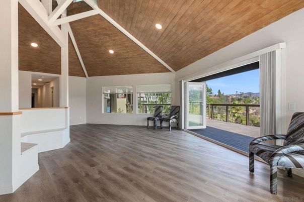 Interior, Recessed Lighting, Wooden Ceilings, Wood Texture Flooring