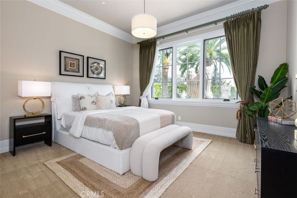 Bedroom, Interior, Pendant Lights