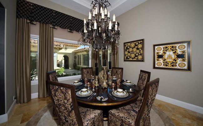 Chandelier, Dining room, Interior