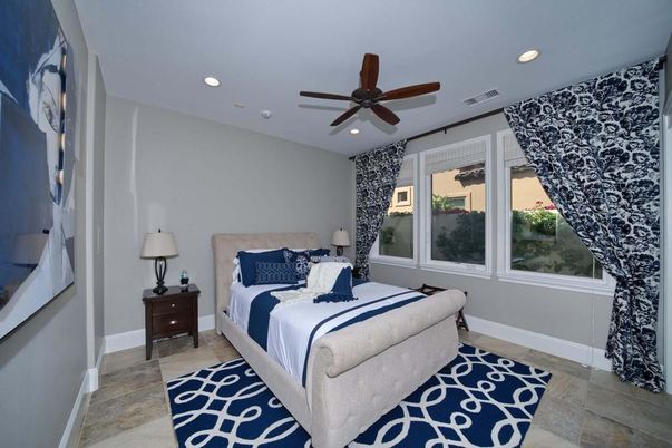 Bedroom, Interior, Recessed Lighting