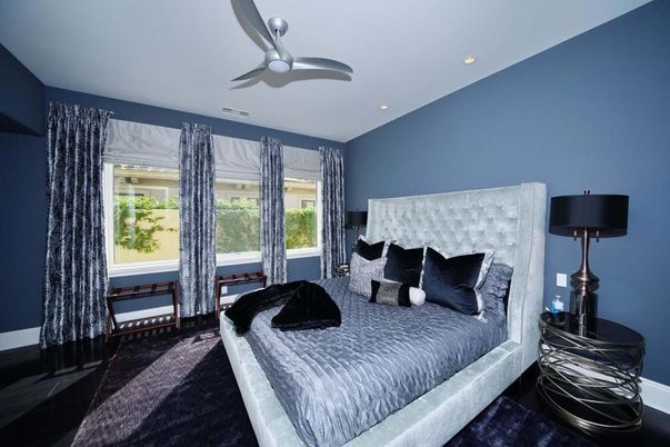 Bedroom, Interior, Recessed Lighting