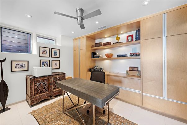 Home Office, Interior, Recessed Lighting