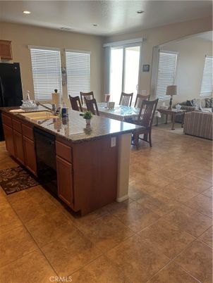 Dining room, Interior, Kitchen, Living room, Recessed Lighting