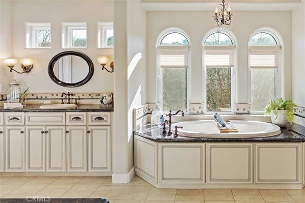 Bathroom, Chandelier, Dual Sink Vanities, Interior