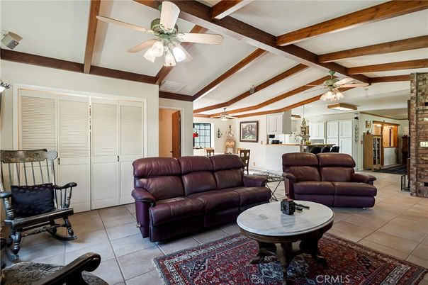 Interior, Living room, Wooden Beams