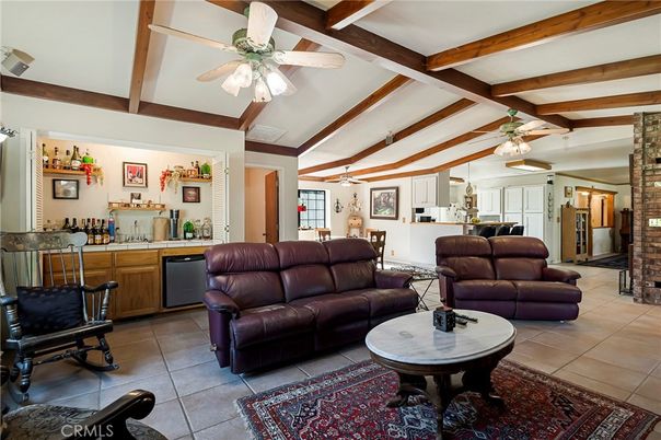 Interior, Kitchen, Living room, Wooden Beams