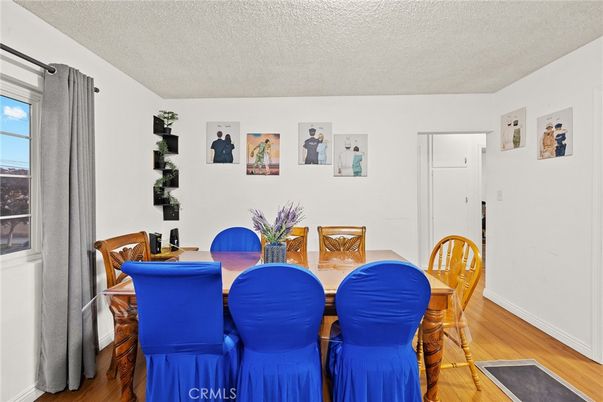 Dining room, Interior, Wood Texture Flooring