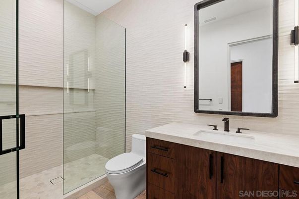 Bathroom, Glass Shower, Interior