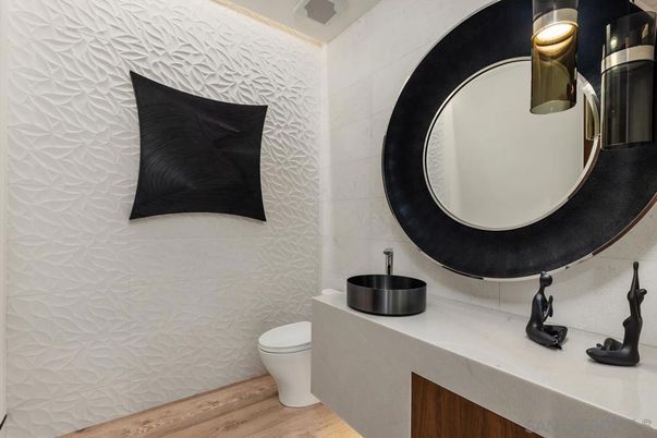 Bathroom, Interior, Wood Texture Flooring