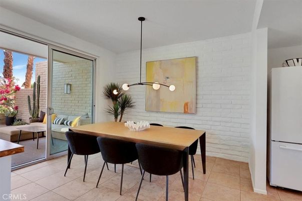 Dining room, Interior, Pendant Lights, Stone Walls