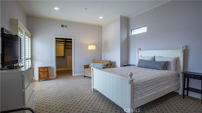 Bedroom, Interior, Recessed Lighting