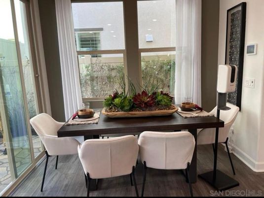 Dining room, Interior, Wood Texture Flooring