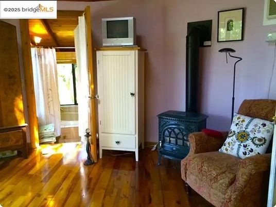 Fireplace, Interior, Wood Texture Flooring