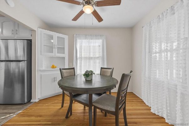 Dining room, Interior, Wood Texture Flooring
