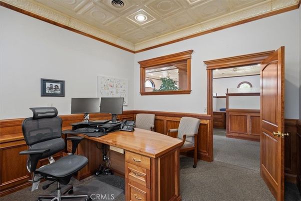 Home Office, Interior, Recessed Lighting