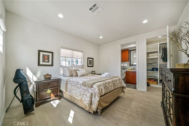 Bedroom, Interior, Recessed Lighting