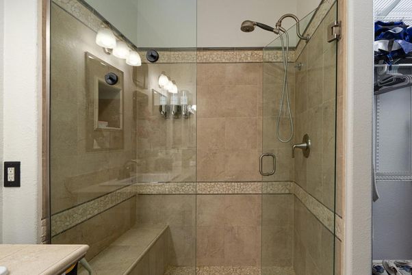 Bathroom, Glass Shower, Interior