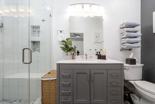 Bathroom, Glass Shower, Interior