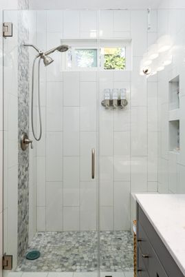 Bathroom, Glass Shower, Interior