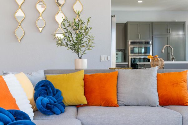 Interior, Kitchen, Living room, Recessed Lighting, Stainless Steel Appliances
