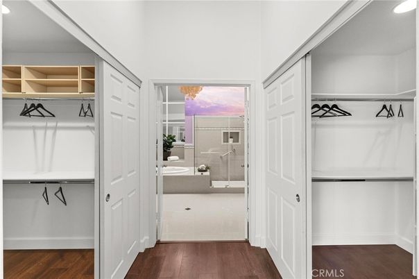 Interior, Walk-in Closets, Wood Texture Flooring
